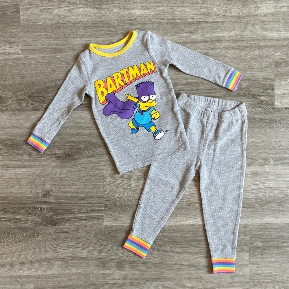 Cotton On Kids The Simpsons Bartman matching set